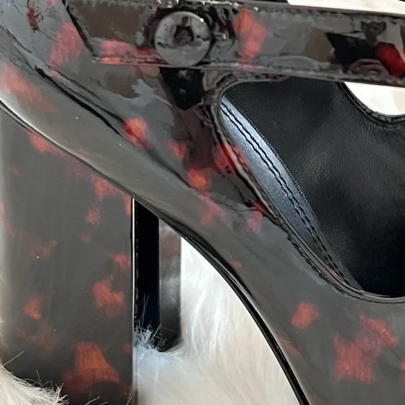 NIB Tory Burch Amble Tortoise Criss Cross Pump - Picture 8 of 15